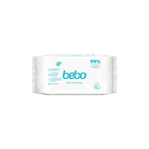 Влажни кърпички Бебо 99% вода, 15 бр.