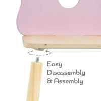 Дървено столче за деца с облегалка Classic World, Цвете-nqS3c.jpeg