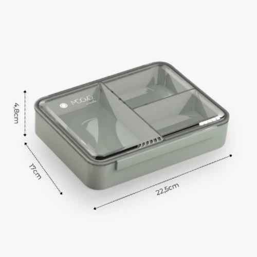 Кутия за храна Nuvita Kiddiekit 950 мл, Sage Green