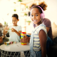 Детски безжични слушалки Motorola Moto JR300, Pink-oBLRZ.png