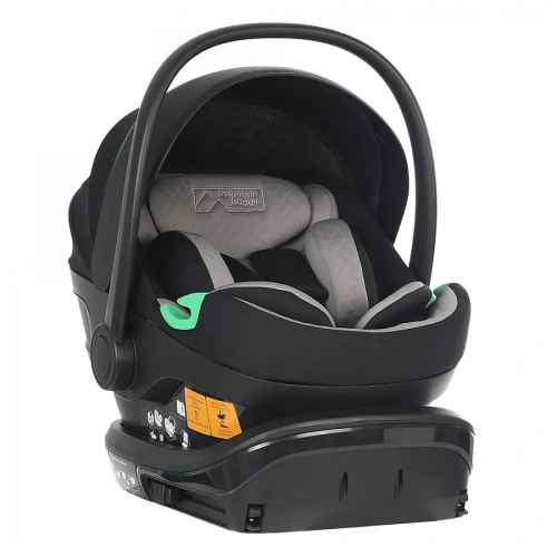 Столче за кола Mountain Buggy Protect i-Size, черно-сиво + IsoFix база