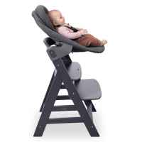 Столче за хранене и шезлонг Hauck Alpha, дървено Dark Grey-obUly.jpeg