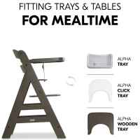 Дървено столче за хранене Hauck Alpha+, Charcoal-os1Mh.jpeg