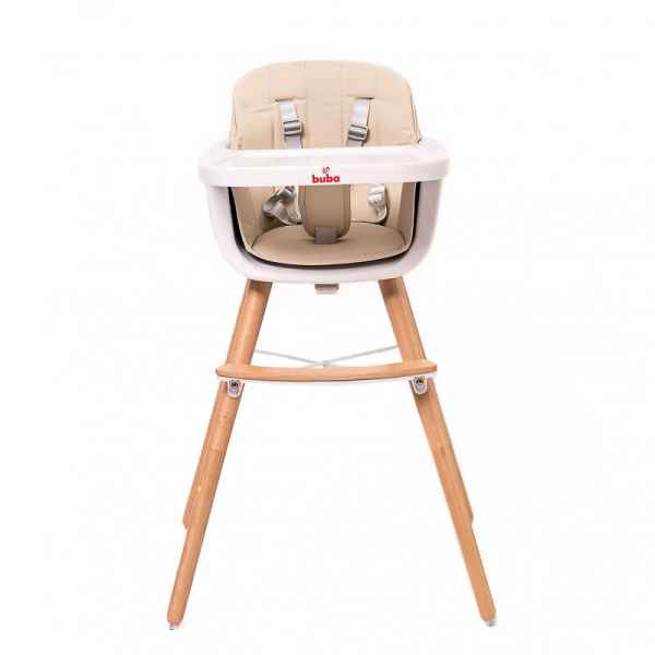 Столче за хранене Buba Carino 2в1, Слонова кост-ozxNK.jpg