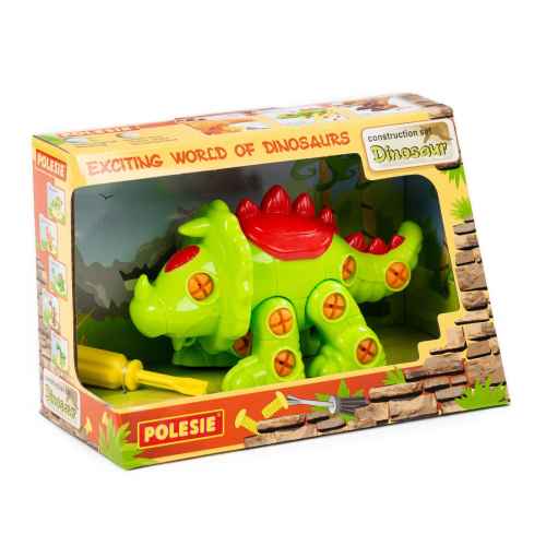 Конструктор Polesie Toys динозавър, Трицератопс
