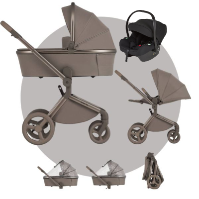 Комбинирана бебешка количка 3в1 Anex Flo, Yuki