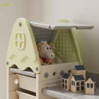 Детска етажерка-органайзер Feelkids, 17 отделения и изтеглящи се кутии, зелена-pEeCV.jpeg