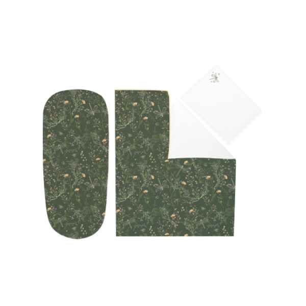 Бебешки спален комплект за количка Kikka Boo 6 части, Secret Garden Green-pMKUd.jpeg