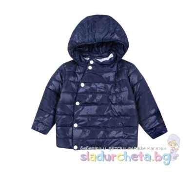 Детско яке Вега-М, тъмносиня щампа