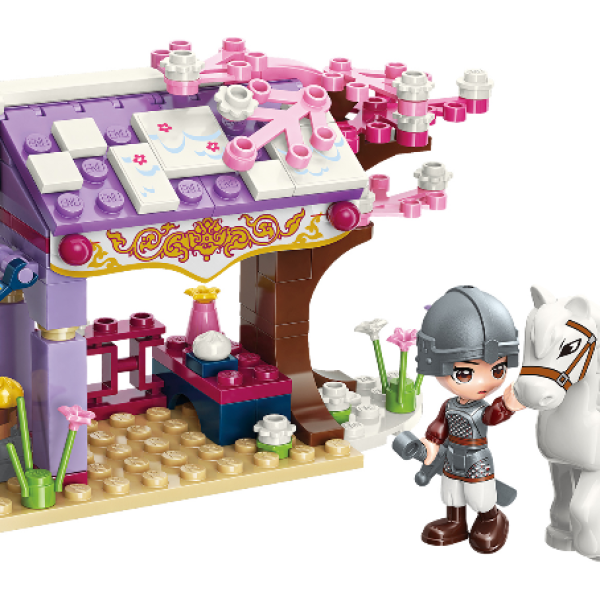 Конструктор Qman, Мулан, Героинята на древен Китай, Кратка почивка, 106 части-pfR4c.png