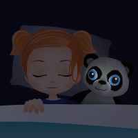 Плюшена играчка с таймер Buki France, Панда-piIfF.jpeg