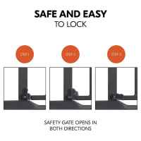 Предпазна преграда за бебе Hauck Clear Step 2, Dark Grey-pn310.jpeg