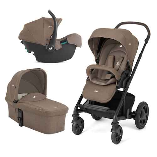 Бебешка комбинирана количка 3в1 Joie chrome™ dlx Trio, Toffee