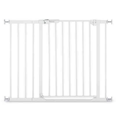 Предпазна преграда за бебе Hauck Clear Step Autoclose 2 + удължител 21 см, White