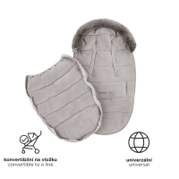 Зимно чувалче за бебешка количка Petite&Mars Footmuff Comfy, шампанско-q74Uj.png