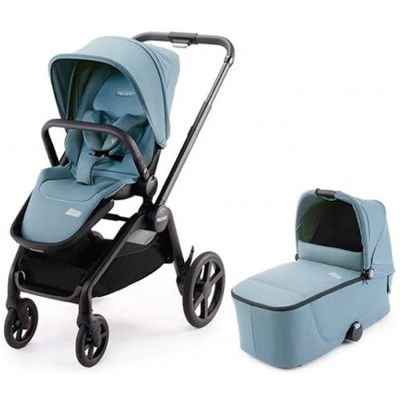 Комбинирана бебешка количка 2 в 1 Recaro Duo Sadena, Sky Blue РАЗПРОДАЖБА