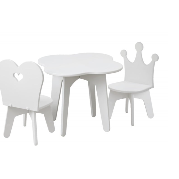 Детска дървена масичка с 2 столчета Baby, Сърце и корона-qHpT6.png