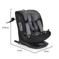 Столче за кола Cangaroo GTS 40-150 см, Charcoal-gray-qKWoW.jpeg