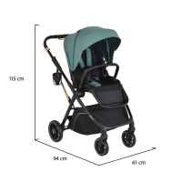 Лятна бебешка количка Moni Bingo, Marine-green-qOydy.jpeg