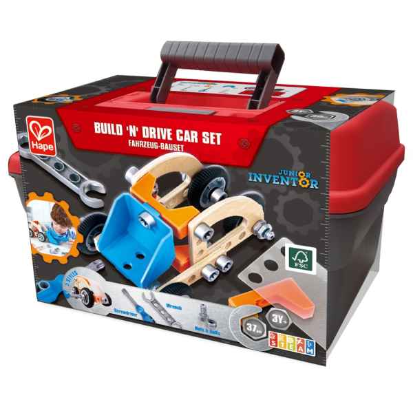Дървен комплект Hape, Малък изобретател, Автомобил, 37 части-qTORp.jpeg