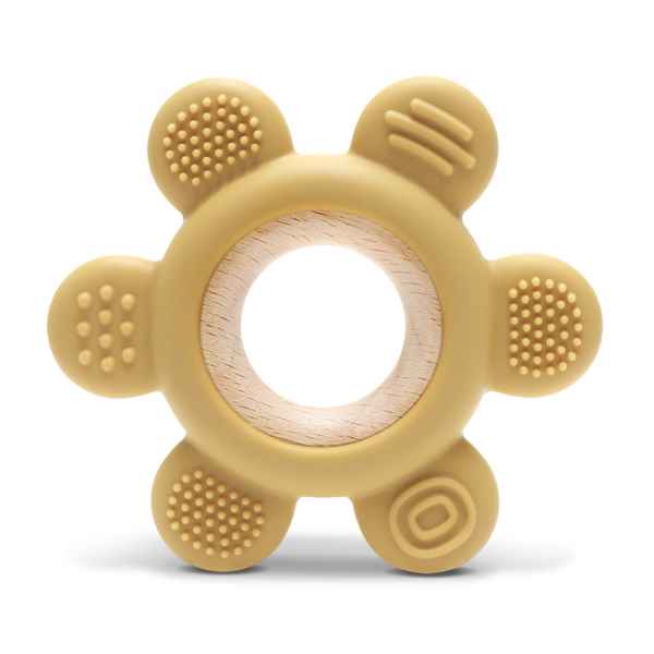 Силиконова гризалка с бук Lorelli ЦВЕТЕ, YELLOW-qdpBd.jpeg