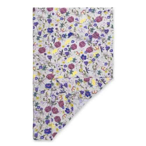 Чаршаф с ластик Hauck, Floral Beige 60х120 см