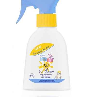 Бебешки слънцезащитен спрей SebaMed SPF50 200мл