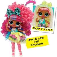 Кукла MGA L.O.L. Surprise Tweens Surprise Swap, Cora с глава за стилизиране и аксесоари-qpVkd.jpeg