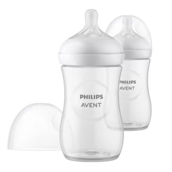 Шише за хранене AVENT Natural Response, 330 мл, 1м+, с биберон без протичане, 2 бр.-r0sHN.png