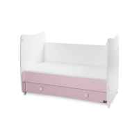 Бебешко легло Lorelli DREAM 60/120, бяло/ochrid pink-r13Fq.jpeg