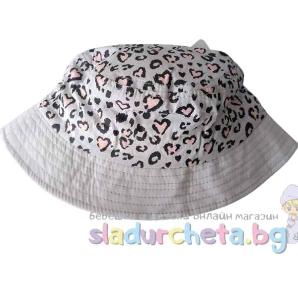 Детска шапка YoClub, сива на сърца-r7Snq.jpeg