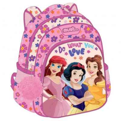 Детска раница с 2 ципа Must, Princess
