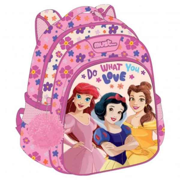 Детска раница с 2 ципа Must, Princess-r9nxt.jpeg
