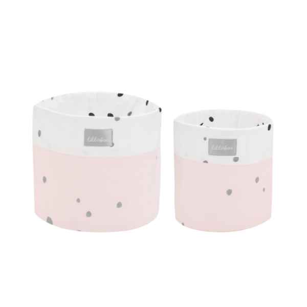 Комплект кош за аксесоари 2 бр Kikka Boo, 22см и 18см Bear with me Pink-rDfBs.jpeg