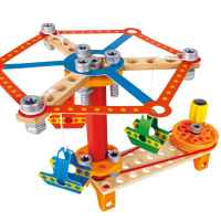 Дървен комплект Hape, Млад изобретател, Изгради си карнавал, 73 части-rLkam.jpeg