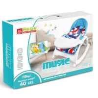 Бебешки шезлонг 2в1 Raya Toys с музика и вибрация, Зелен-rUWBy.jpeg