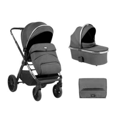 Комбинирана бебешка количка 2в1 Kikka Boo Tiffany, Drak Grey РАЗПРОДАЖБА