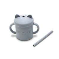 Силиконова чаша с дръжки и сламка Lorelli Natural, Grey-rdsV3.jpeg