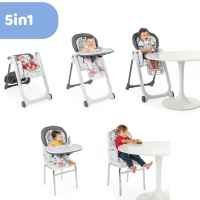 Столче за хранене Chicco Polly Progress 5в1, Grey Melange -rhFw1.jpeg