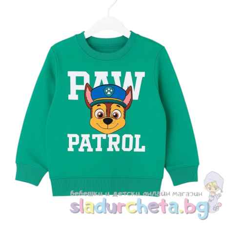 Детска блуза Sevtex, зелена