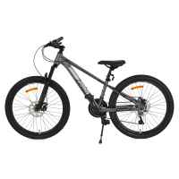 Велосипед със скорости Byox Zenith alloy 24, grey-roadZ.jpeg