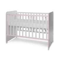 Бебешко легло Lorelli SWEET DREAM 60/120, Бяло/Orchid pink-s4Odn.jpeg