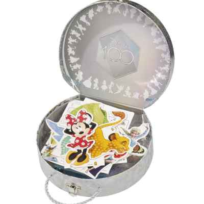 Творчески комплект Totum, Disney 100, Направи сам гривни 2 в 1 и диамантена мозайка