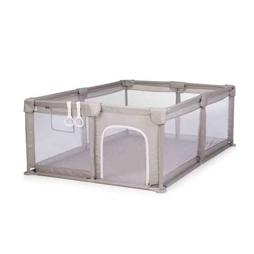 Бебешка кошара за игра Chipolino Lotus120/180 см, бежова