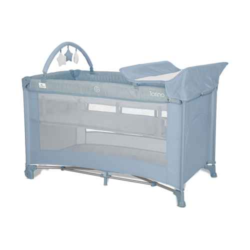 Бебешка кошара Lorelli TORINO 2 Нива Плюс, Blue