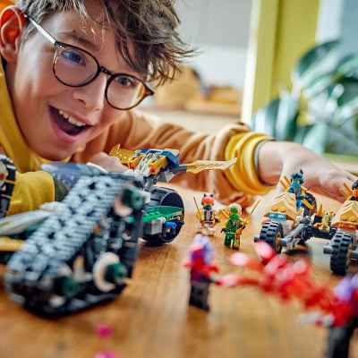 Конструктор LEGO Ninjago, Комбинирано превозно средство на отбора нинджи