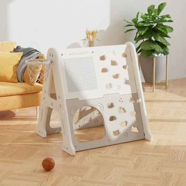 Детска пластмасова стена за изкачване 5 в 1 Feelkids, сива-sJa6g.jpeg