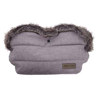 Ръкавица за количка Kikka Boo Fur, Melange Grey