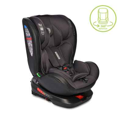 Столче за кола Lorelli Nebula i-Size 360 ISOFIX, Black РАЗПРОДАЖБА