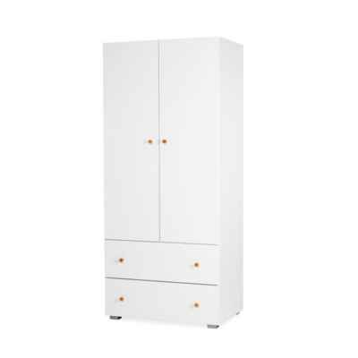 Гардероб Littlesky Karolina, с две крила бял